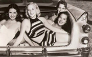 Cool Old Press Photos: A ’57 Dodge-Load of Girls!